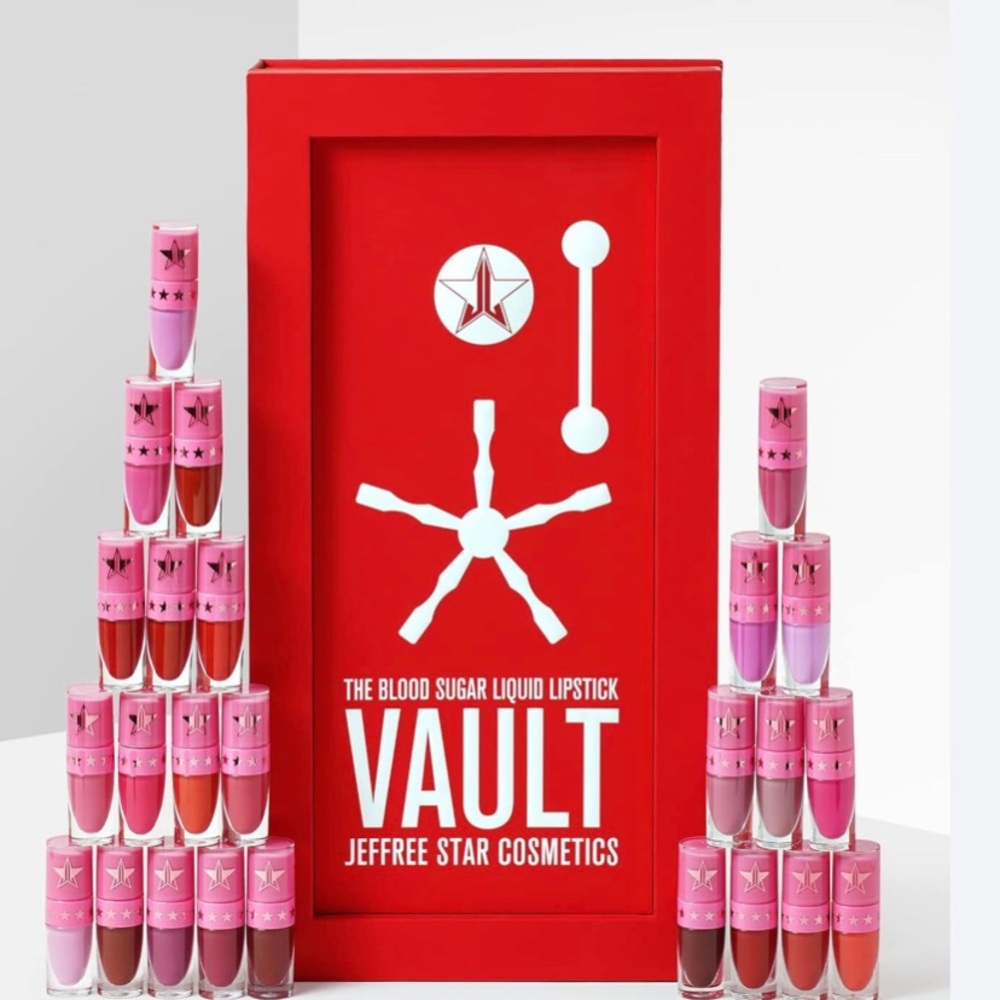 Jeffree Star Blood Sugar Liquid Lipstick Vault - Red and Pink Shades